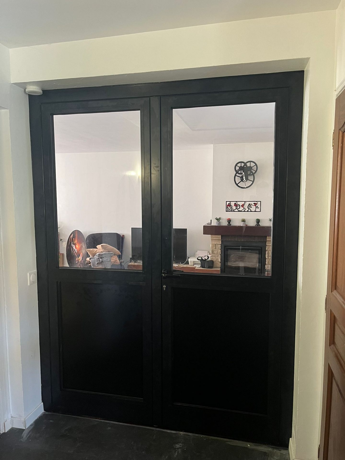 Création d’une double porte vitré d’intérieur — Argenteuil
